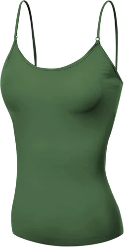 Vista 3 de Emmalise - Blusa de tirantes con brasier integrado para mujer