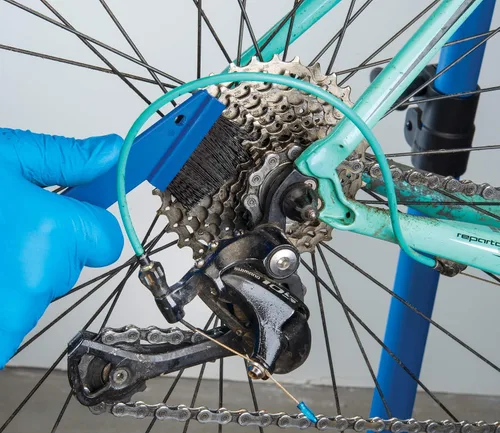 Vista 6 de Park Tool BCB-4 Juego de cepillos de limpieza para bicicletas herramientas de limpieza de bicicletas
