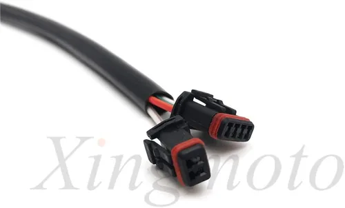 Vista 3 de NBX- Kit completo de cables para manillar de acero inoxidable de 35,5 a 16.0 in para Harley 14-17 Touring