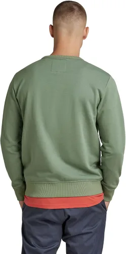 Vista 2 de G-Star Raw Sudadera de cuello redondo con estampado prémium para hombre