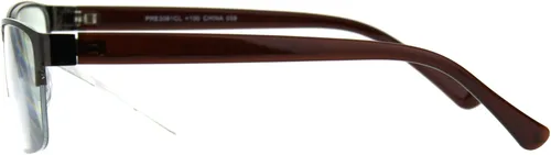 Vista 3 de Gafas de lectura progresivas con borde de metal para hombre