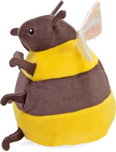 Vista 3 de Wild Republic Flipkins Bumble Bee, animal de peluche, 5 pulgadas, juguete de peluche, relleno es botellas de agua recicladas