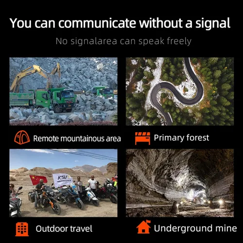 Vista 6 de KSUN - Radio POC con tarjetas SIM, walkie talkies globales, antena de radio bidireccional de mano, red celular de alcance ilimitado, recargable