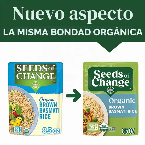 Vista 4 de Semillas del cambio Microondas Arroz, Conjunto Grano café Arroz Basmati, 8,5 oz