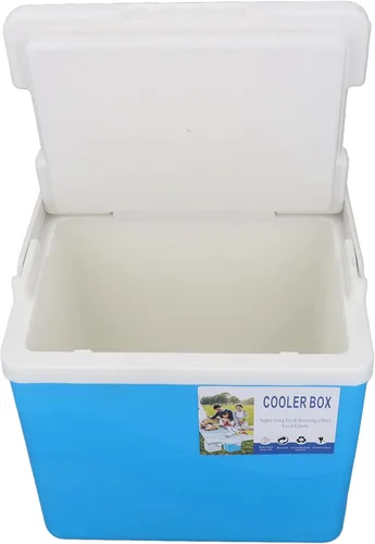 Vista 8 de Enfriador portátil aislado, enfriador duro pequeño de 10 litros con asa, a prueba de fugas, lonchera aislada al aire libre para picnic, campamento