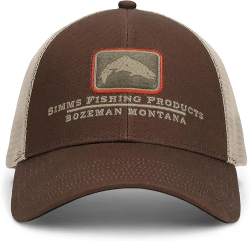 Vista 5 de Simms Trout Icon Trucker Hat Carbono