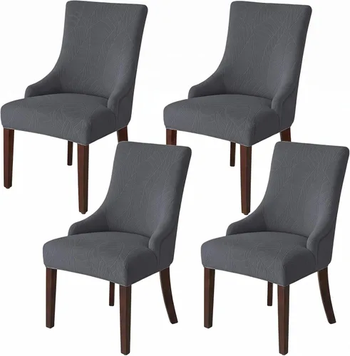 Vista 17 de Fundas para silla con respaldo alado, impermeables, elásticas Beige