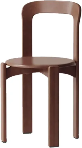 Vista 19 de Silla de comedor moderna y versátil, sillas de cocina con marco de madera apilable, silla lateral sin brazos, taburete para el hogar para habitación