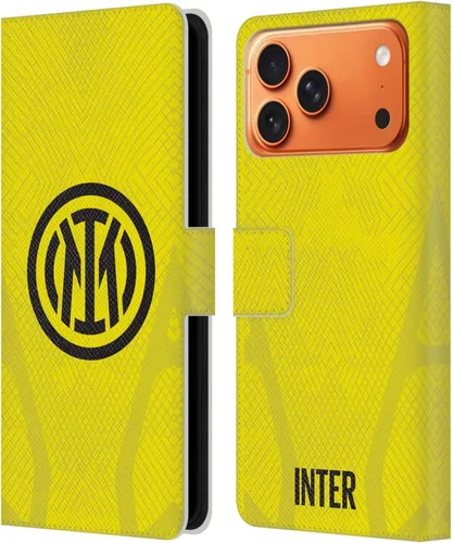 Vista 40 de Head Case Designs Officially Licensed Inter Milan Away 2025/26 Crest Kit Leather Wallet Case Compatible with Apple iPhone 11