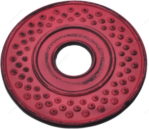 Vista 2 de M.V. Trading T7023BK - Salvamanteles de hierro fundido Mochi, 5½ pulgadas, negro