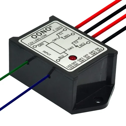Vista 4 de OONO Módulo de Relé de Potencia DPST 1NO 1NC de 8Amp, Voltaje de Control AC/DC 5V