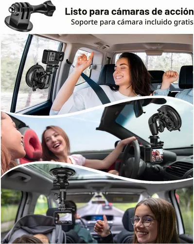 Vista 8 de Soporte resistente de la tableta del coche de la succión para el parabrisas