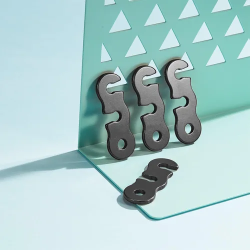 Vista 6 de SATINIOR Guyline - Tensor de aleación de aluminio para tienda de campaña, tensor de cuerda de paracaídas, ajustadores de cuerda para tienda