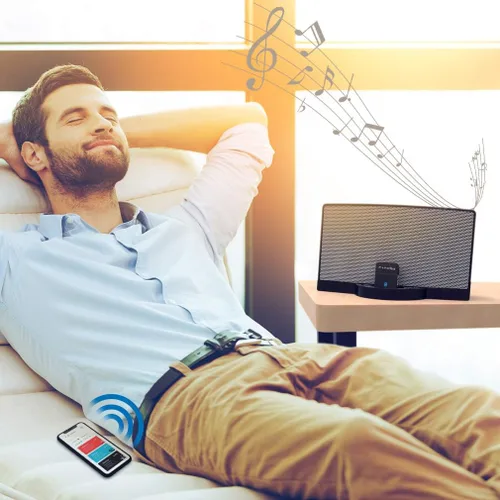 Vista 6 de DockPro Adaptador Bluetooth 5.3 de 30 pines para Bose Sounddock Adaptador de 30 pines a Lightning Bluetooth Compatible para estación de acoplamiento