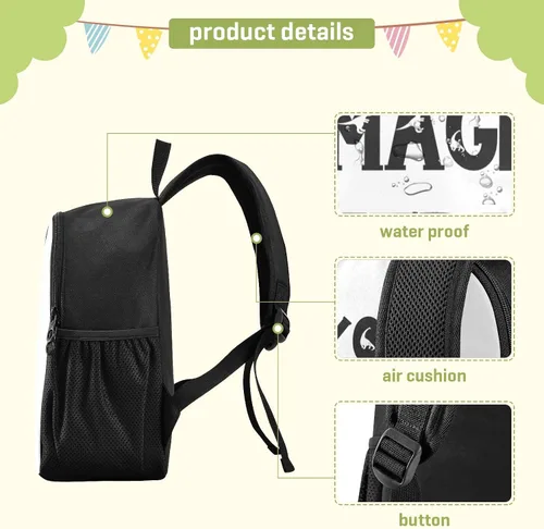 Vista 5 de Mochila de Dinosaurio para Niños Pequeños Sletend - Mochila Mini Impermeable para Niños/Niñas, #01