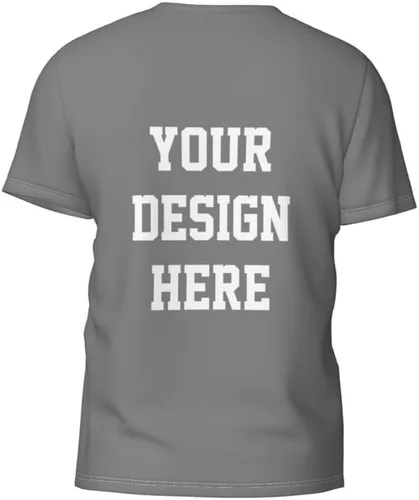 Vista 3 de Camisetas personalizadas para hombres, camisas personalizadas, diseña las tuyas