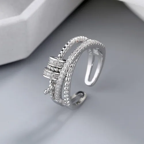 Vista 8 de choice of all Anillo Fidget para Mi Hija Regalos de Mamá Madre Esperanza Ansiedad Respirar Anillo Giratorio para Mujeres Regalos del Día de San