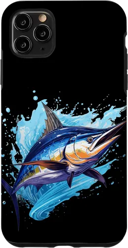 Vista 13 de Funda para iPhone 12 Pro Max con peces marinos para amantes de los pescadores y Marlin