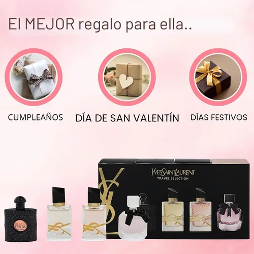 Vista 7 de Yves Saint Laurent YSL Perfume para mujer, set de viaje mini de 4 piezas variadas