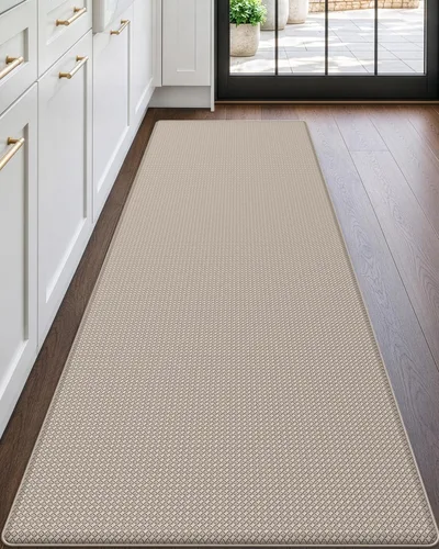 Vista 16 de DEXI Alfombrillas de Cocina Acolchadas Anti Fatiga, 17x59, Alfombra de Pasillo para Estar de Pie Impermeable, Espuma Viscoelástica Cómoda Acolchada