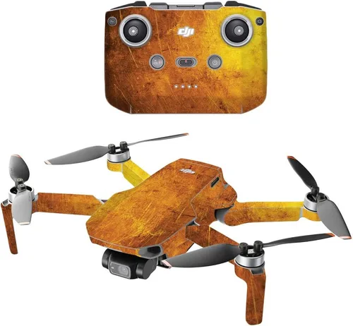 Vista 12 de MIGHTY SKINS Compatible con DJI Mini 2 Dron portátil – Pared negra Funda protectora de vinilo duradera y única Fácil de aplicar, quitar