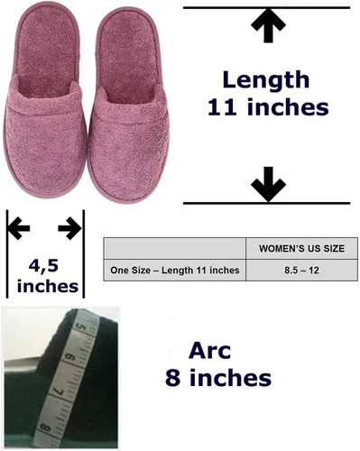 Vista 3 de Pantuflas de spa de algodón orgánico turco Arus para mujer, talla única