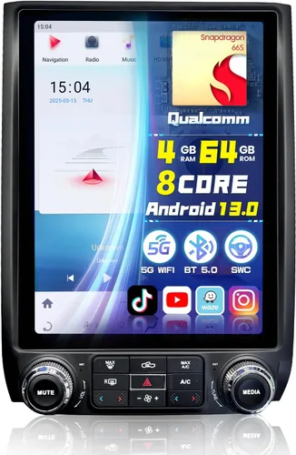 Vista 10 de 8Core 2+32G para Ford F150 Radio, actualización 2009-2014, 9 pulgadas, pantalla táctil IPS F-150, unidad principal estéreo con CarPlay Android Auto