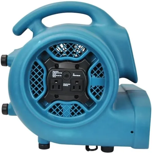Vista 5 de XPOWER P-450AT Freshen Aire 1/3 HP 2000 CFM 3 velocidades de aire perfumado, secadora de alfombras, ventilador de piso, soplador con temporizador