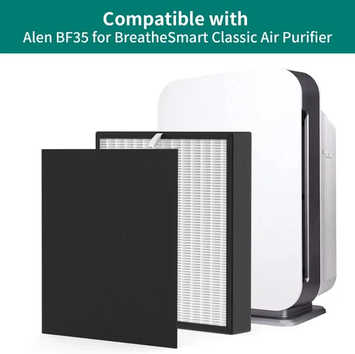 Vista 2 de Paquete de 2 filtros de repuesto BF35 compatibles con BF35 para purificador BreatheSmart Classic, 2 filtros 2 en 1 + 2 prefiltros de carbono
