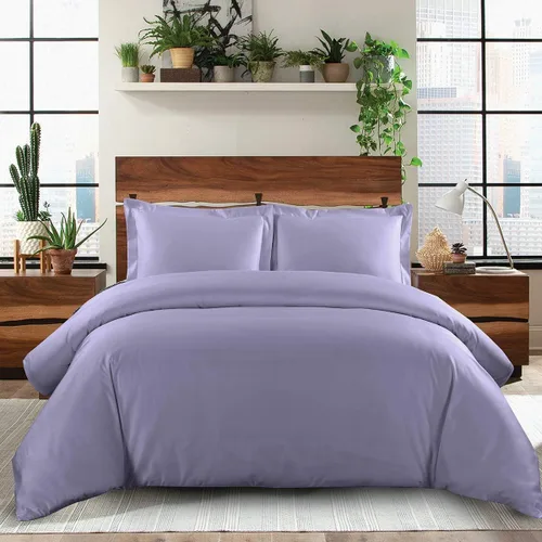 Vista 13 de Royal Hotel Bedding Funda de edredón de 500 hilos, 100% algodón, cierre de botón, suave y fresco, juego de funda de edredón de 2 piezas, tamaño Negro