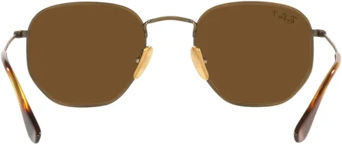 Vista 7 de Ray-Ban Rb8148 Hexagonal Titanium Sunglasses