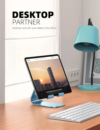 Vista 46 de Soporte ajustable para ipad, soporte para tableta Lamicall, Gris espacial