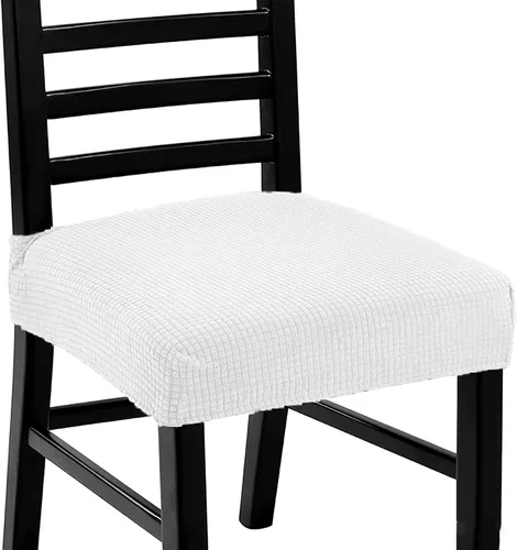 Vista 11 de Fundas para sillas de comedor, fundas lavables para sillas de comedor, fundas elásticas para sillas de comedor, fundas de asiento elásticas