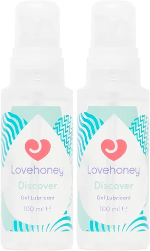 Vista 8 de Lovehoney Discover Water Based Lube - Lubricante de gel extra grueso - 3.4 fl oz