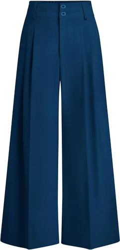 Vista 11 de PRETTYGARDEN Pantalones de vestir de pierna ancha de cintura alta para Beige
