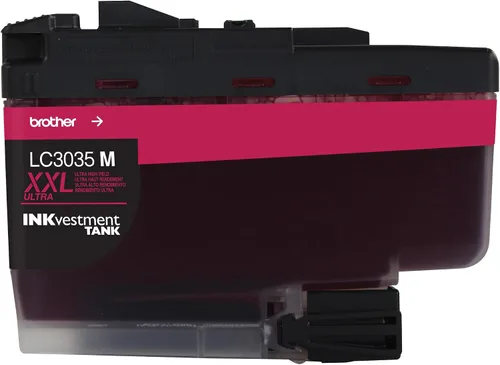 Vista 3 de Brother Genuino LC3035M, Paquete Individual de Ultra Alto Rendimiento Magenta -Tanque de Tinta Inkvestment -Cartucho de Tinta, Rendimiento de Página