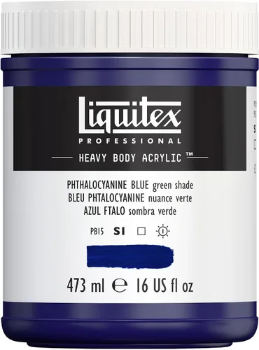 Vista 22 de Liquitex Pintura acrílica profesional de alto espesor, envase de 473 ml, tono carmesí alizarina permanente Alizarin Crimson Hue Permanente