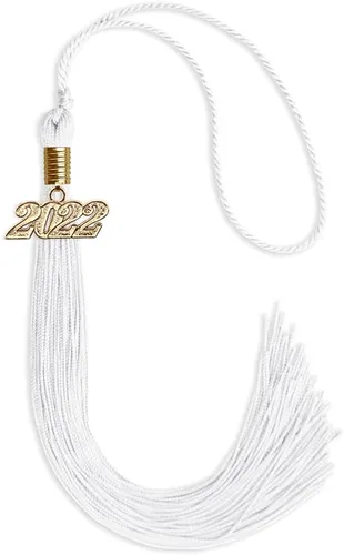 Vista 180 de Endea Graduation - Borla de un solo color con fecha dorada (Oro Antiguo, 2020)