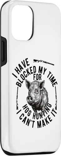 Vista 3 de iPhone 15 Hog Hunting Men Dad Wild Boar Pig Hunter Funny Feral swine Case