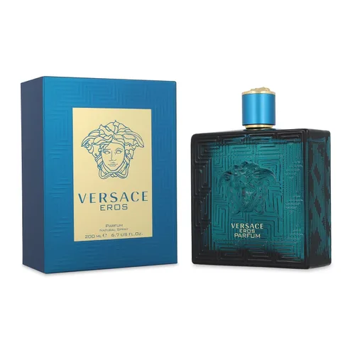 Vista 9 de Versace Man by Versace Eau Fraiche Eau De Toilette Spray (azul) 6.7 oz para hombre, 100% auténtico