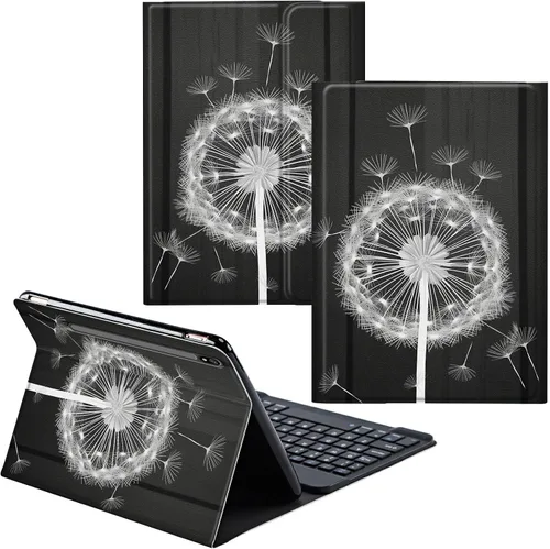 Vista 69 de Funda para Samsung Galaxy Tab S6 Lite 2022/2020 Teclado inalámbrico desmontable y cubierta de cuero PU Funda protectora para tableta para Samsung