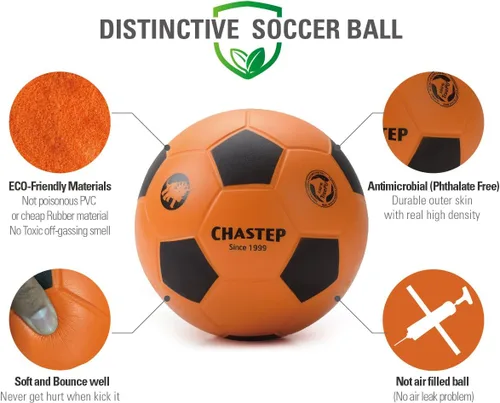 Vista 3 de pelota fe fútbol de espuma de piel integral de 8 pulgadas, perfecta para niños o aprendices del juego, para ejercicios en el exterior