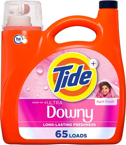 Vista 40 de Tide Detergente líquido para ropa, aroma Clean Breeze, 48 cargas, 60 onzas líquidas, funciona en el 100% de las manchas comunes