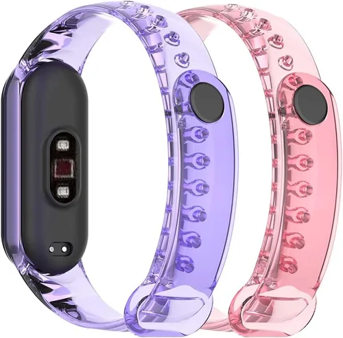 Vista 9 de Senter Correa de repuesto de silicona suave para Xiaomi Mi Band 5 / Mi Band 6 Smart Watch