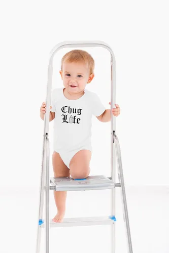 Vista 17 de AW Fashions Chug Life - Body para bebé divertido, lindo y cómodo - Ropa de moda para recién nacidos