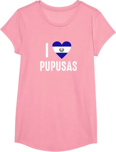Vista 97 de Camiseta I Love Pupusa from El Salvador
