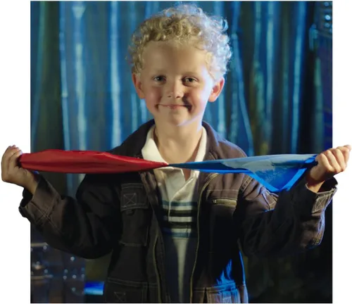 Vista 2 de Bufandas de trucos de magia para niños - Magia fácil de dominar