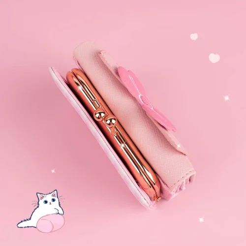 Vista 11 de BelugaDesign Monedero Kawaii Bolsa de monedas de dibujos animados pastel para mujer