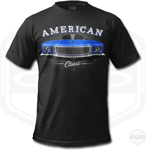 Vista 5 de 1972 Monte Carlo Tribute - Camiseta para hombre, color negro, idea de regalo para fanáticos del coche americano S-6XL Fabricado en Estados Unidos