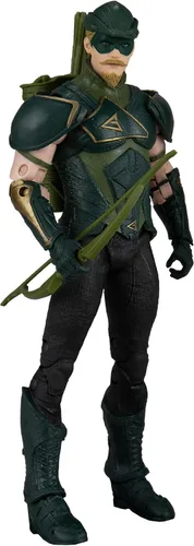 Vista 3 de McFarlane Toys - Figura DC Direct Gaming de 7 pulgadas con cómic - Injustice 2 WV1 - Green Arrow
